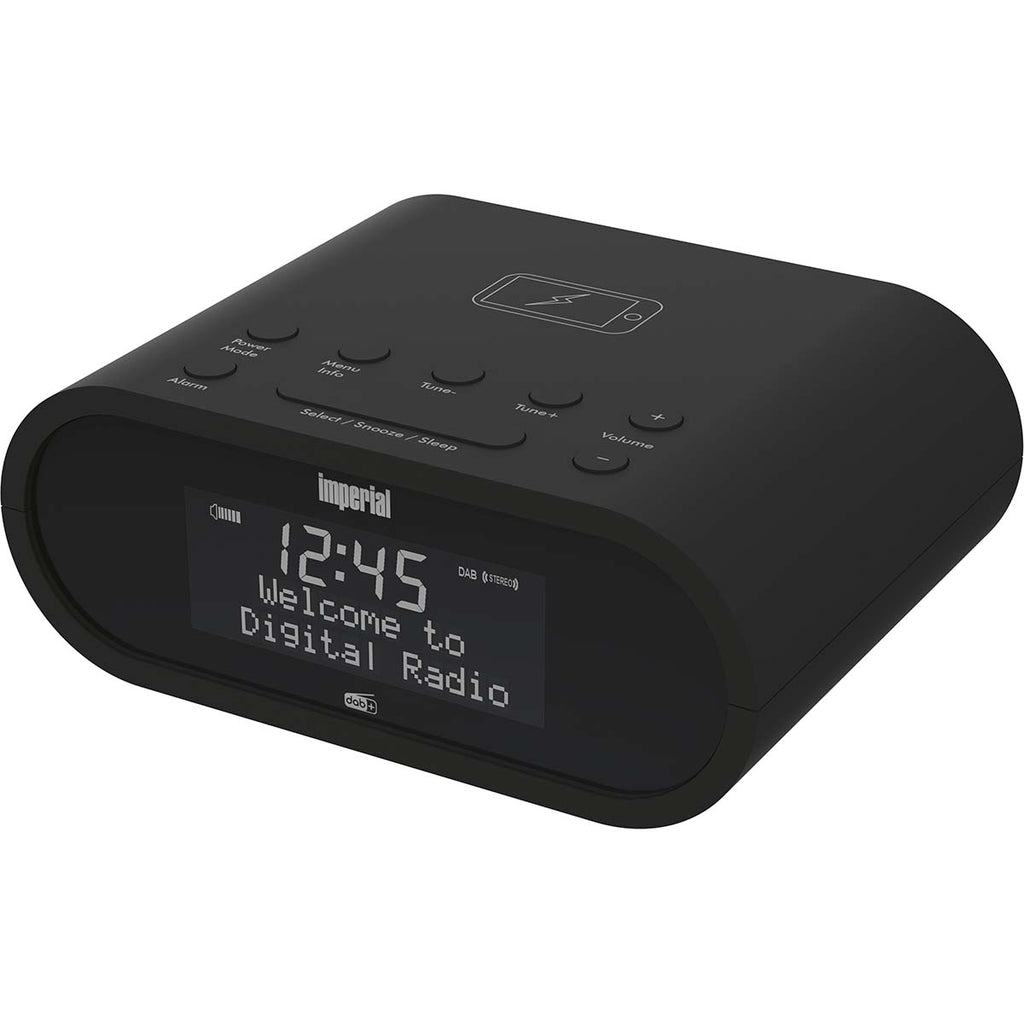 DABMAN d20 DAB+ és FM rádió ébresztőóra Fekete-2