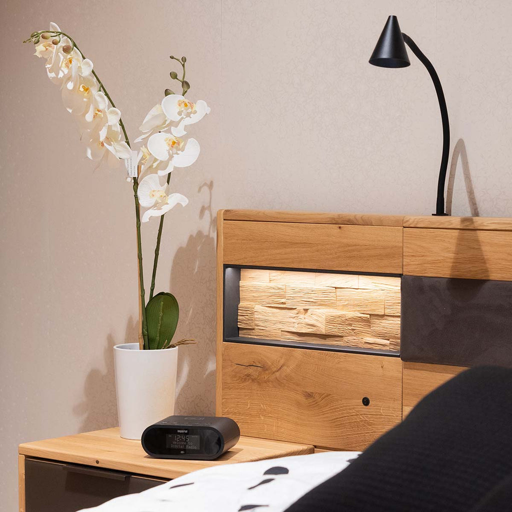 DABMAN d20 DAB+ és FM rádió ébresztőóra Fekete-6