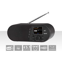 DABMAN d105 Kompakt DAB+ / FM / Bluetooth rádió fekete színben-0
