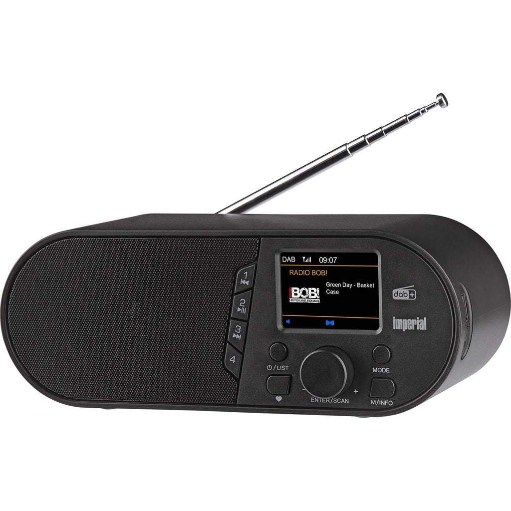 DABMAN d105 Kompakt DAB+ / FM / Bluetooth rádió fekete színben-3