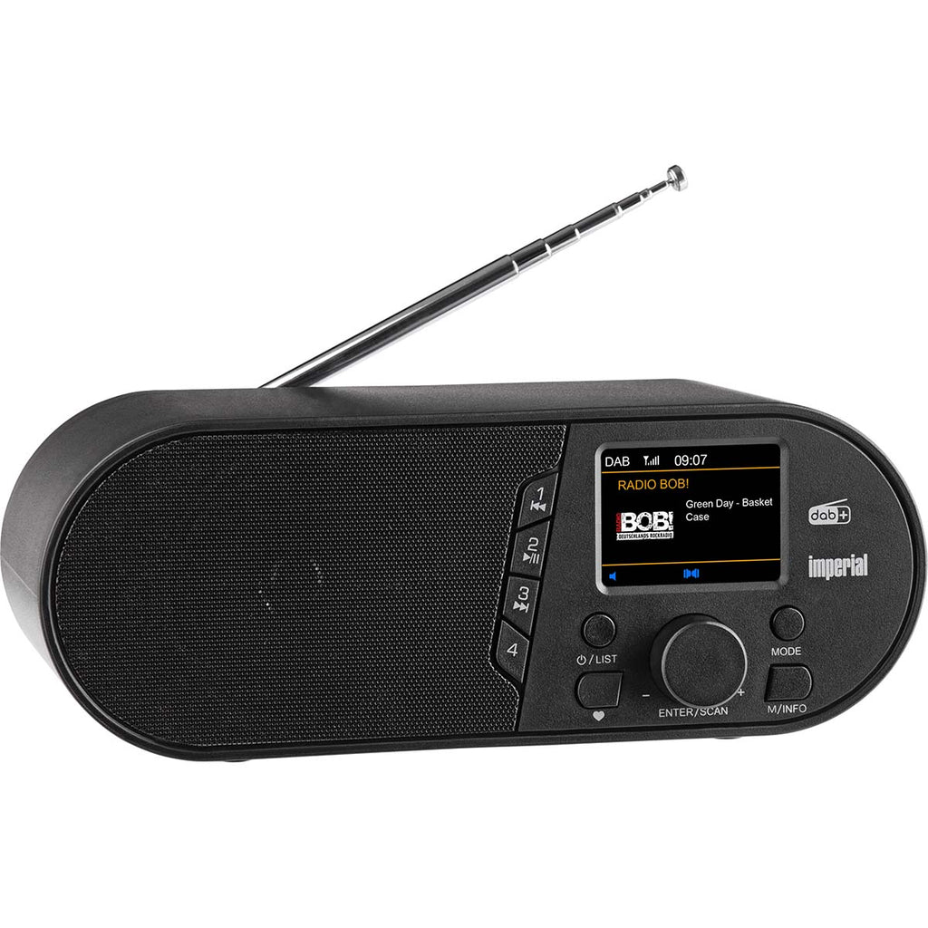 DABMAN d105 Kompakt DAB+ / FM / Bluetooth rádió fekete színben-5