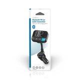 Car Audio FM Transmitter | Hattyúnyak | Kéz nélküli hívás | 2 " | Fekete Fehér Képernyő | Bluetooth® | PD 20 W / QC 3.0 | Gyors töltés | Basszus kiemelés | Google Assistant / Siri | Fekete-4