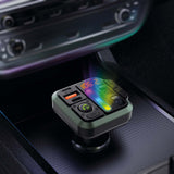 Car Audio FM Transmitter | Rögzített | Kéz nélküli hívás | 1 " | Borostyán Képernyő | Bluetooth® | PD 18 W / PD 24 W | Gyors töltés | Basszus kiemelés | Google Assistant / Siri | Fekete-4