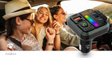 Car Audio FM Transmitter | Rögzített | Kéz nélküli hívás | 1 " | Borostyán Képernyő | Bluetooth® | PD 18 W / PD 24 W | Gyors töltés | Basszus kiemelés | Google Assistant / Siri | Fekete-8