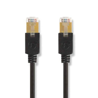 CAT6 hálózati kábel | RJ45 Dugasz | RJ45 Dugasz | F/UTP | 3.00 m | Kerek | LSZH / PVC | Antracit | Ablakos Doboz-0