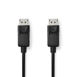 DisplayPort kábel | DisplayPort Dugasz | DisplayPort Dugasz | 4K@60Hz | Nikkelezett | 2.00 m | Kerek | PVC | Fekete | Label-0