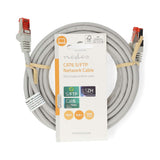 CAT6 hálózati kábel | RJ45 Dugasz | RJ45 Dugasz | S/FTP | 5.00 m | Kerek | LSZH | Szürke | Label-2