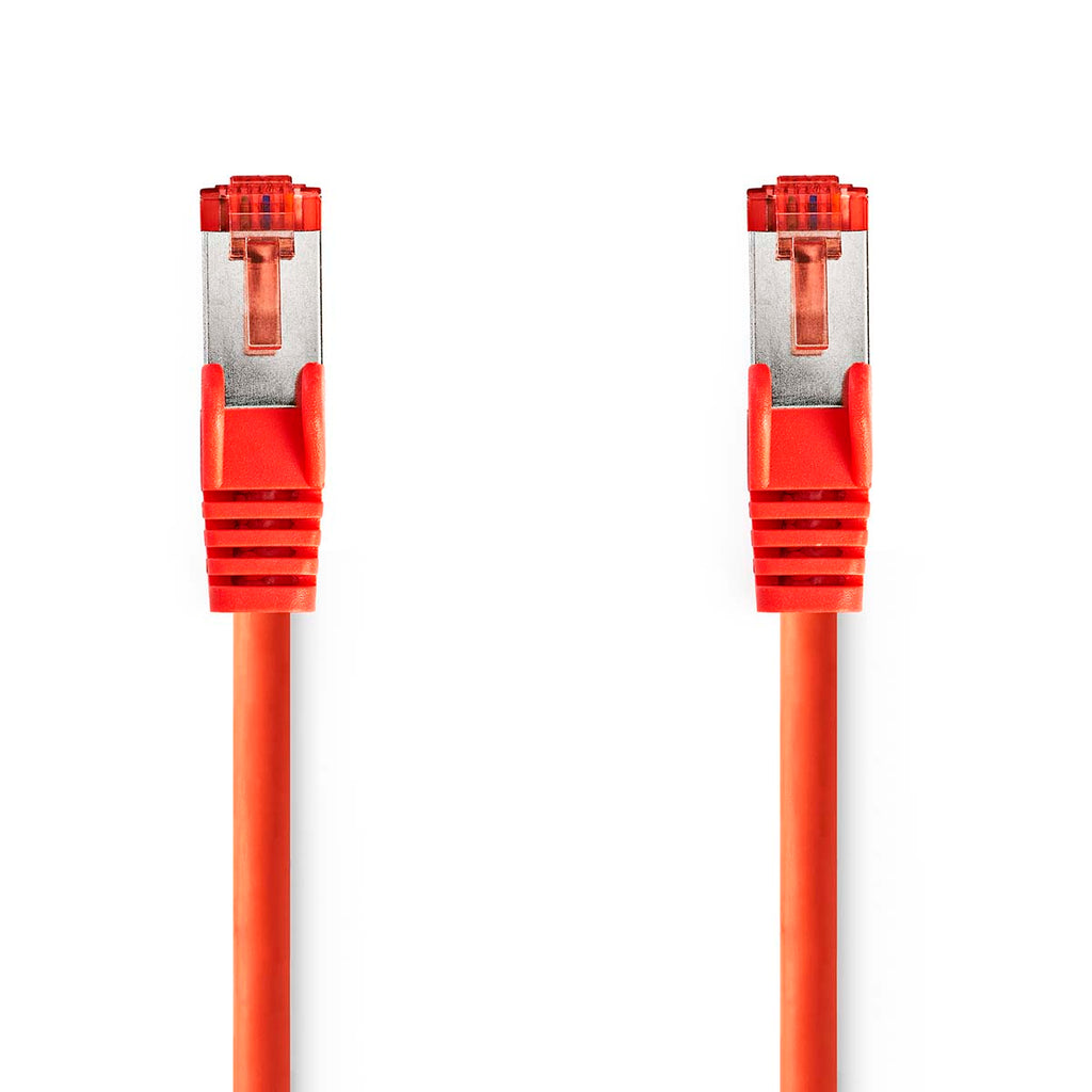 CAT6 hálózati kábel | RJ45 Dugasz | RJ45 Dugasz | S/FTP | 1.00 m | Kerek | LSZH | Piros | Label-0
