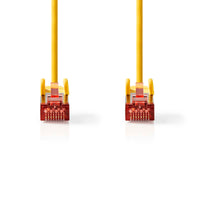 CAT6 hálózati kábel | RJ45 Dugasz | RJ45 Dugasz | S/FTP | 0.25 m | Kerek | LSZH | Sárga | Label-1
