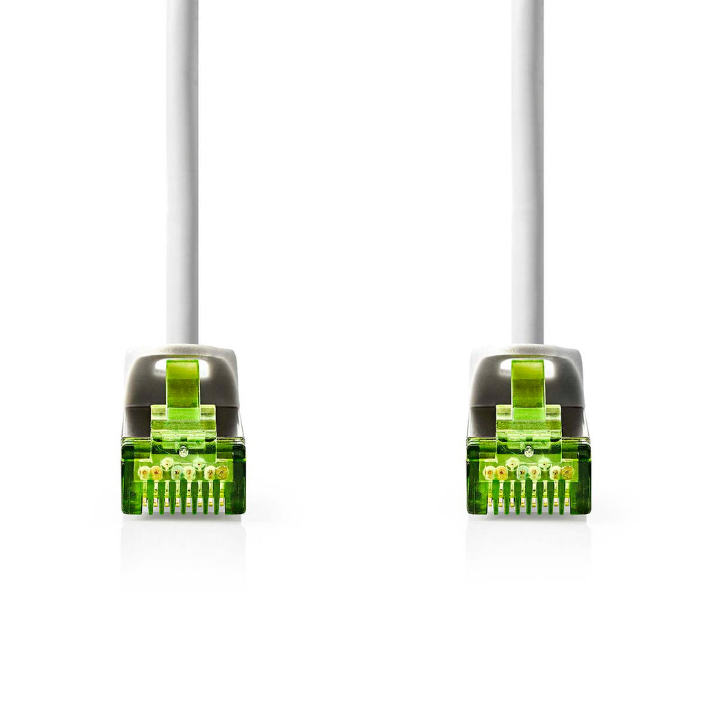 CAT7 hálózati kábel | S/FTP | RJ45 Dugasz | RJ45 Dugasz | 1.00 m | Snagless | Kerek | LSZH | Szürke | Boríték-1