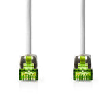 CAT7 hálózati kábel | S/FTP | RJ45 Dugasz | RJ45 Dugasz | 1.00 m | Snagless | Kerek | LSZH | Szürke | Boríték-1