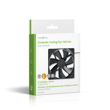 DC ventilátor | DC | Ventilátor méret: 140 mm | 3-Pin | 24.9 dBA | Fekete-5