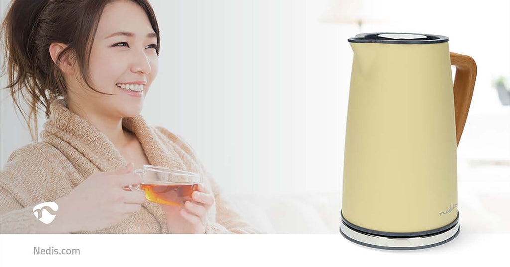 Elektromos vízforraló | 1.7 l | Puha Borítás | Sárga | 360 fokban elfogatható | Rejtett fűtőszál | Strix® vezérlő | Üresen forralás elleni védelem-9