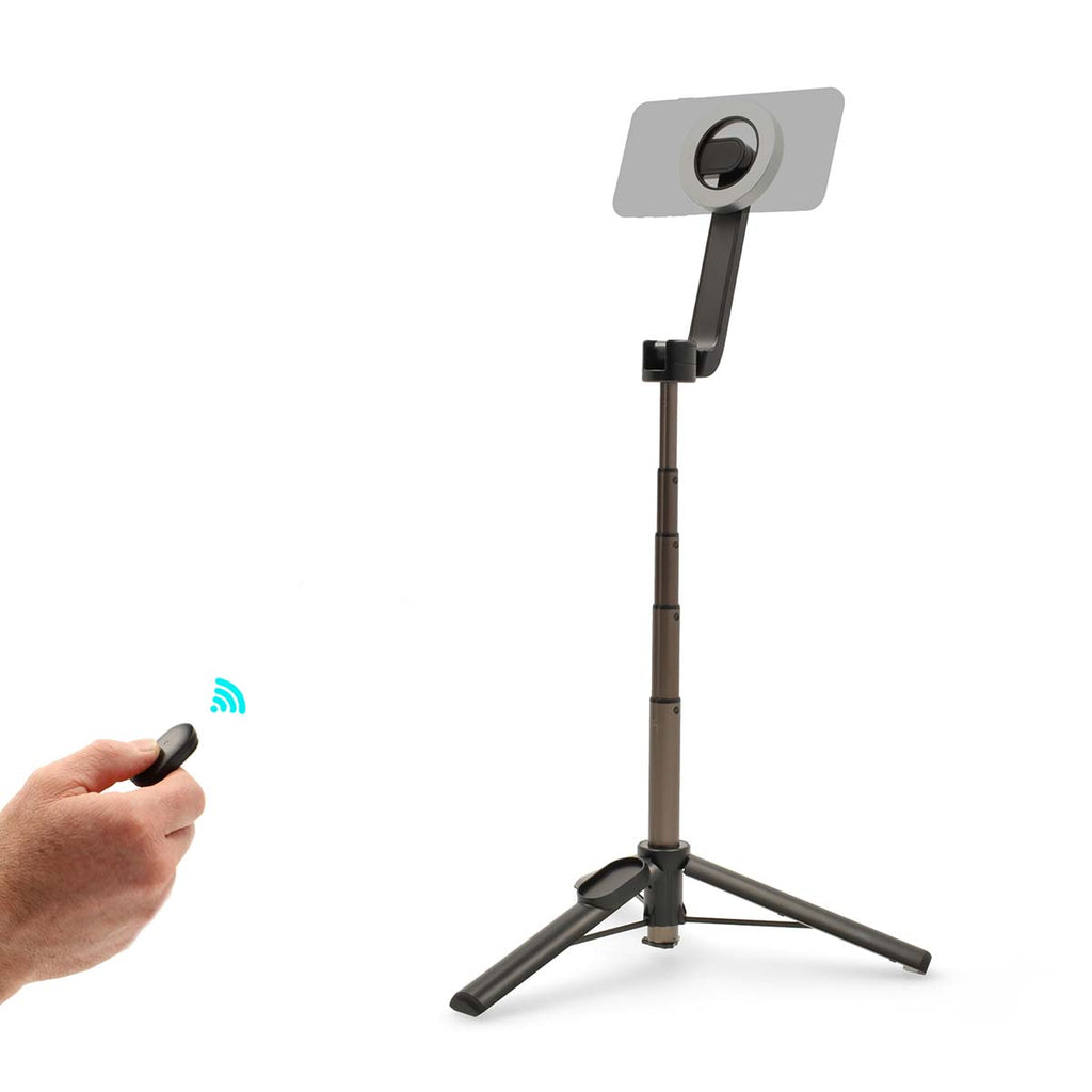 Bluetooth szelfi stick | Bluetooth® version_ 5.0 | Maximális képernyő méret: 7 " | Hosszúság összehajtva: 17 cm | Hajtogatás nélküli hossz_ 61 cm | Maximális súly kapacitás: 1000 g | Elemes Áramellátás-9