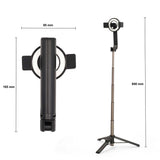 Bluetooth szelfi stick | Bluetooth® version_ 5.0 | Maximális képernyő méret: 7 " | Hosszúság összehajtva: 17 cm | Hajtogatás nélküli hossz_ 61 cm | Maximális súly kapacitás: 1000 g | Elemes Áramellátás-13