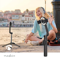 Bluetooth szelfi stick | Bluetooth® version_ 5.0 | Maximális képernyő méret: 7 " | Hosszúság összehajtva: 17 cm | Hajtogatás nélküli hossz_ 61 cm | Maximális súly kapacitás: 1000 g | Elemes Áramellátás-1