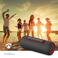 Bluetooth® hangszóró | Maximális akkumulátor lejátszási idő: 4 óra | Kézben Tartott Változat | 30 W | Stereo | Beépített mikrofon | X5 | Összekapcsolható | Fekete-1