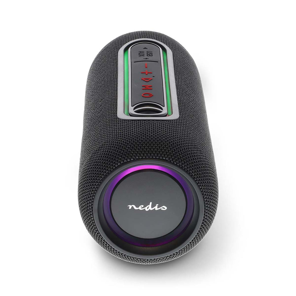 Bluetooth® hangszóró | Maximális akkumulátor lejátszási idő: 4 óra | Kézben Tartott Változat | 30 W | Stereo | Beépített mikrofon | X5 | Összekapcsolható | Fekete-3