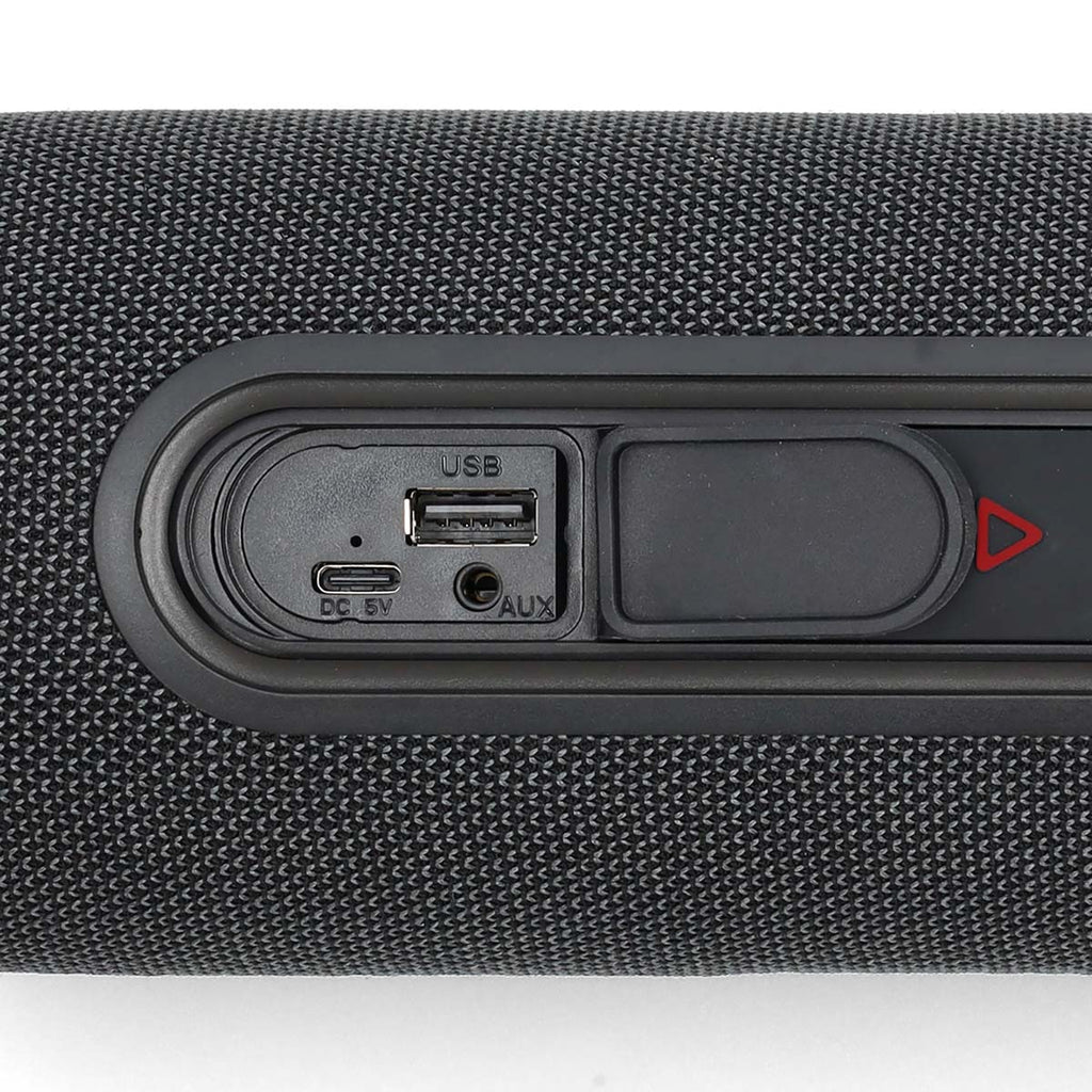 Bluetooth® hangszóró | Maximális akkumulátor lejátszási idő: 4 óra | Kézben Tartott Változat | 30 W | Stereo | Beépített mikrofon | X5 | Összekapcsolható | Fekete-7