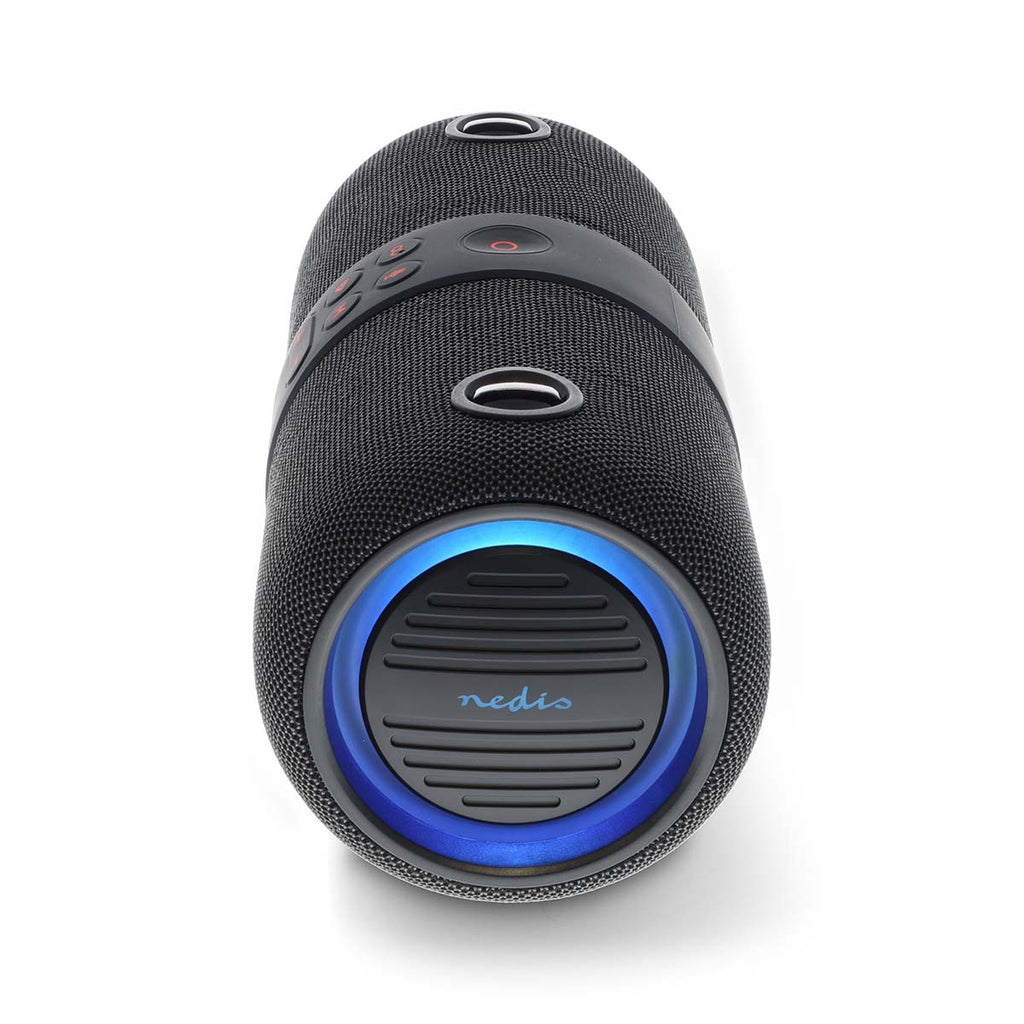 Bluetooth® hangszóró | Maximális akkumulátor lejátszási idő: 6.5 óra | Kézben Tartott Változat | 40 W | Stereo | Beépített mikrofon | IPX6 | Összekapcsolható | Fekete-5