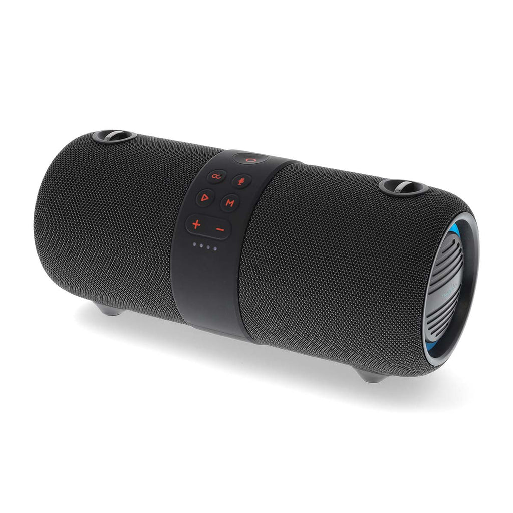 Bluetooth® hangszóró | Maximális akkumulátor lejátszási idő: 6.5 óra | Kézben Tartott Változat | 40 W | Stereo | Beépített mikrofon | IPX6 | Összekapcsolható | Fekete-0