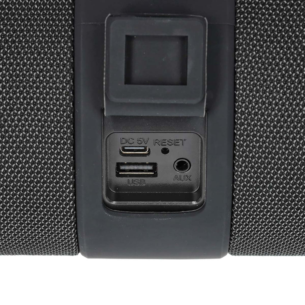 Bluetooth® hangszóró | Maximális akkumulátor lejátszási idő: 6.5 óra | Kézben Tartott Változat | 40 W | Stereo | Beépített mikrofon | IPX6 | Összekapcsolható | Fekete-9