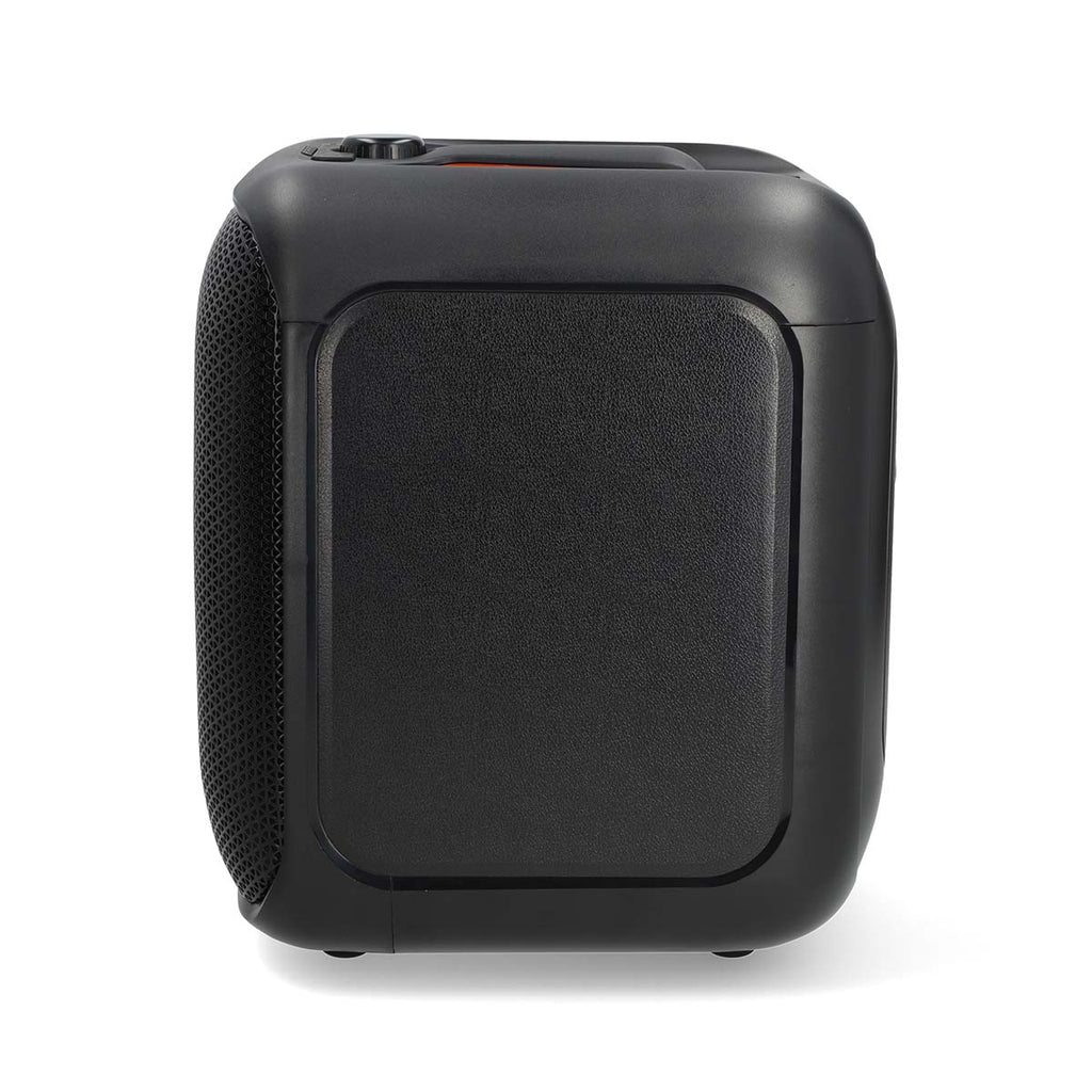 Bluetooth® party hangszóró | Maximális akkumulátor lejátszási idő: 5 óra | 150 W | Hordozó fogantyú | Party fények | Összekapcsolható | Ekvalizer | Fekete / Narancs-4