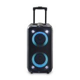 Bluetooth® party hangszóró | Maximális akkumulátor lejátszási idő: 5 óra | 240 W | Hordozó fogantyú | Party fények | Ekvalizer | Fekete / Narancs-2