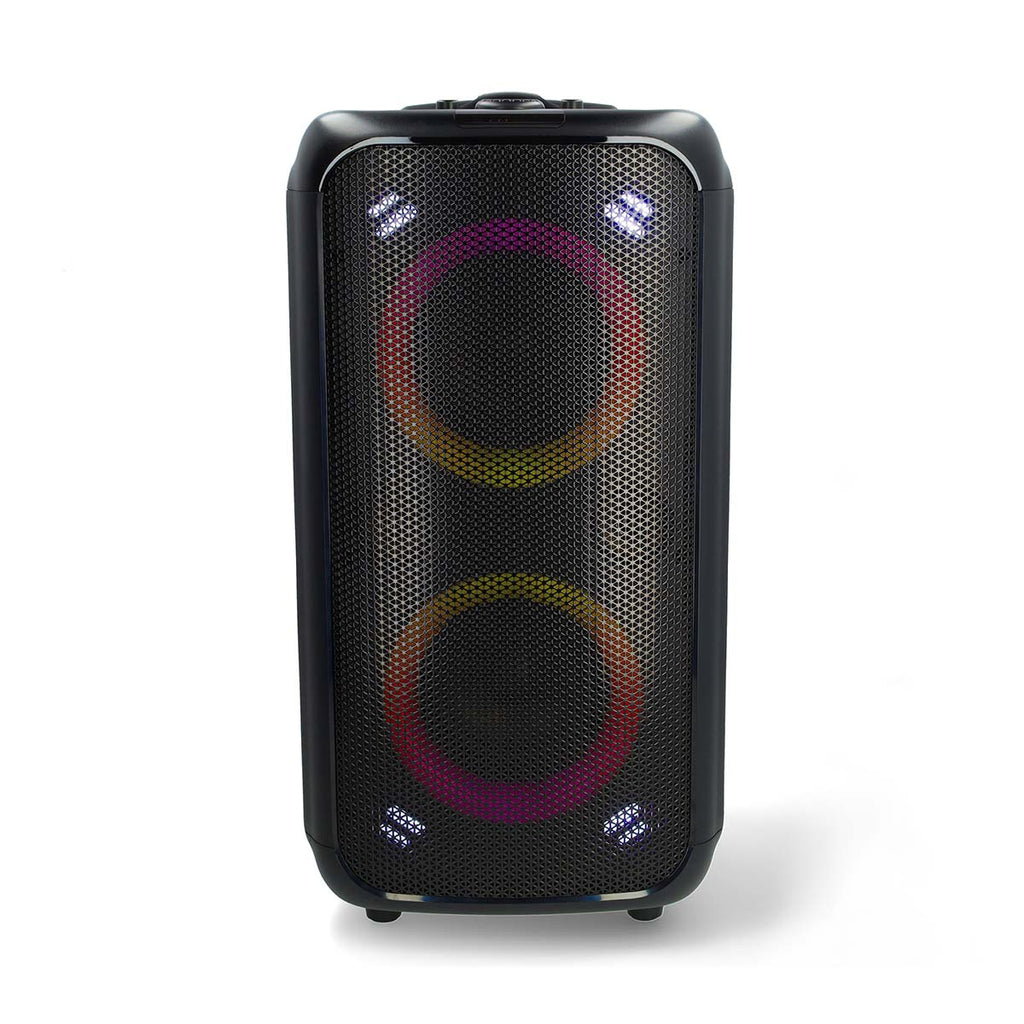 Bluetooth® party hangszóró | Maximális akkumulátor lejátszási idő: 5 óra | 240 W | Hordozó fogantyú | Party fények | Ekvalizer | Fekete / Narancs-3