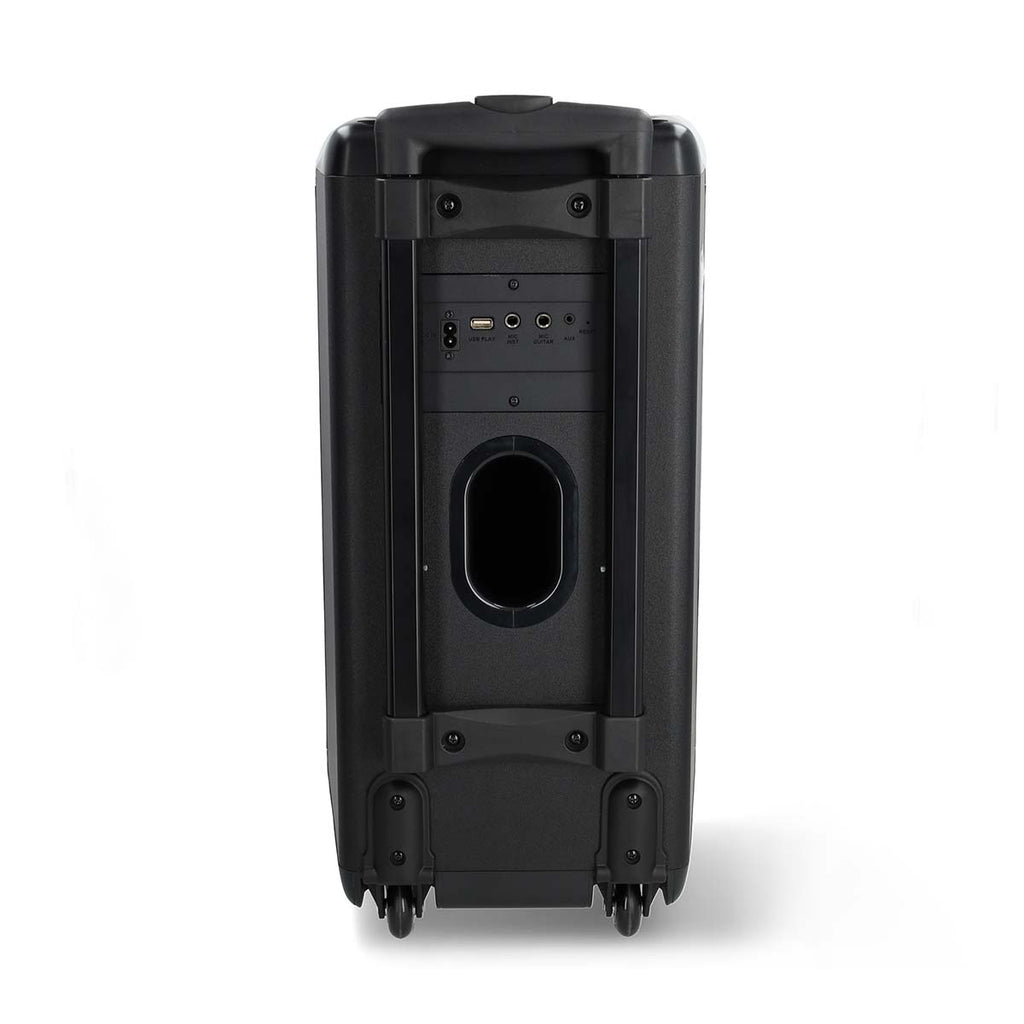 Bluetooth® party hangszóró | Maximális akkumulátor lejátszási idő: 5 óra | 240 W | Hordozó fogantyú | Party fények | Ekvalizer | Fekete / Narancs-5