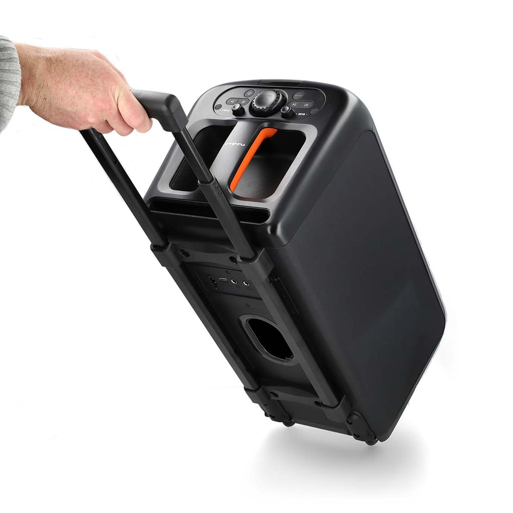 Bluetooth® party hangszóró | Maximális akkumulátor lejátszási idő: 5 óra | 240 W | Hordozó fogantyú | Party fények | Ekvalizer | Fekete / Narancs-10