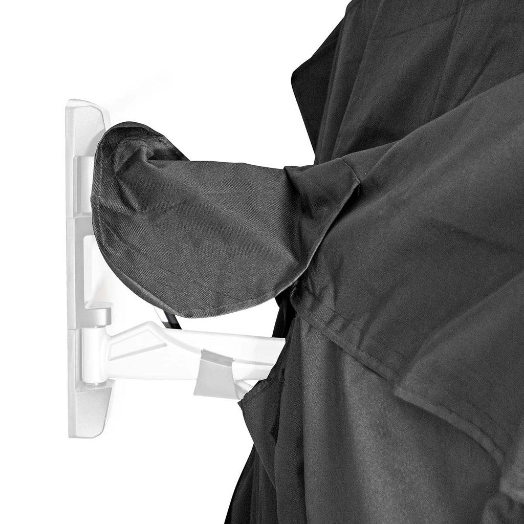 Kültéri TV képernyő Cover | Képernyő méret: 65 - 70 " | Supreme Minőség Oxford | Fekete-6