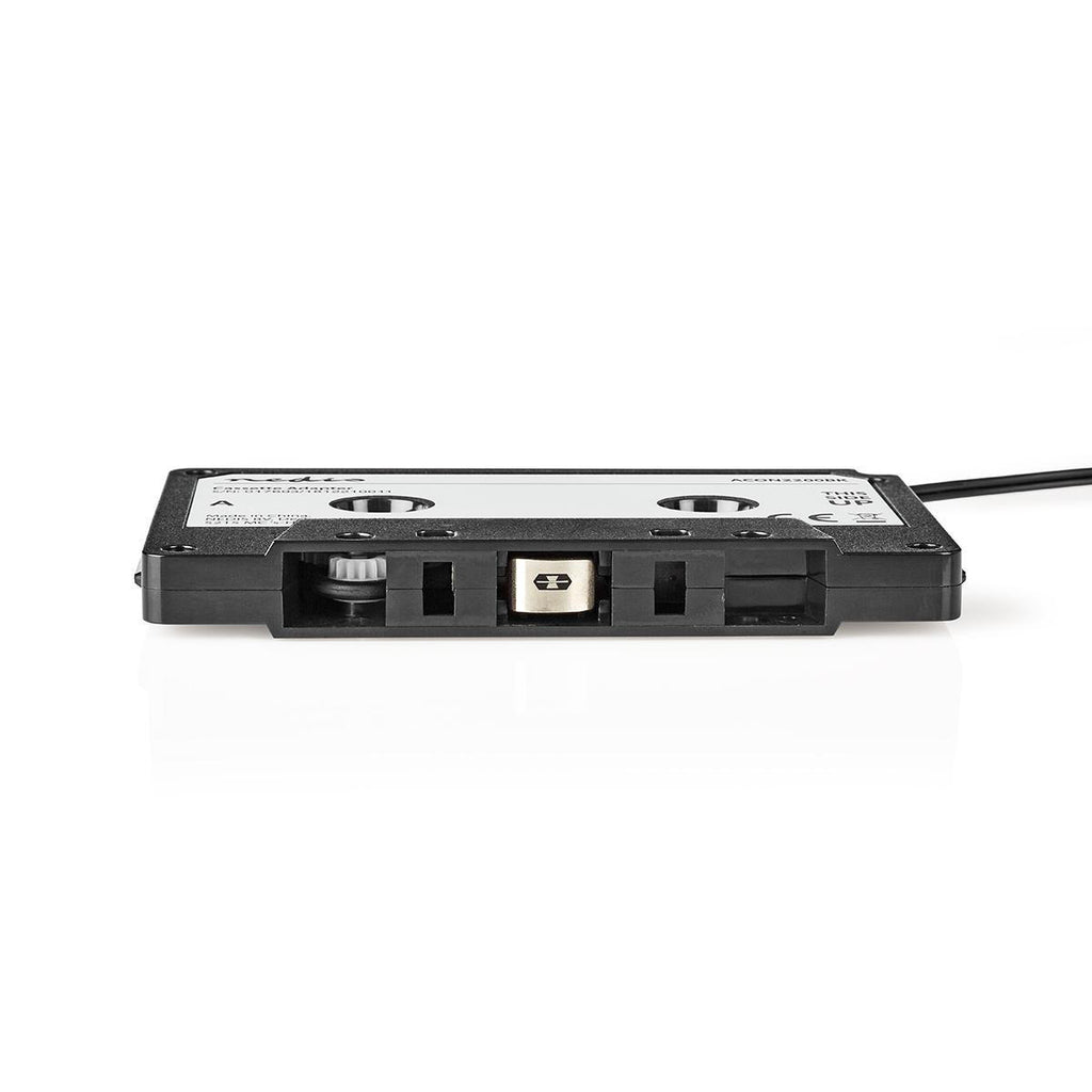 Car Audio kazetta adapter Aux | 3.5 mm | Kábel hossz_ 1.00 m | Fekete
