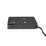 Car Audio kazetta adapter Aux | 3.5 mm | Kábel hossz_ 1.00 m | Fekete