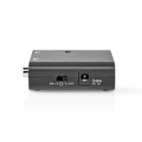 Digital Audio Converter | 1 irányú | Csatlakozó bemenet_ 1x S/PDIF | Csatlakozó kimenet_ Toslink Aljzat | Kézikönyv | Fekete
