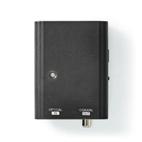 Digital Audio Converter | 1 irányú | Csatlakozó bemenet_ Toslink Aljzat | Csatlakozó kimenet_ 1x S/PDIF | Kézikönyv | Fekete