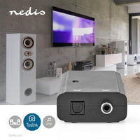 Digital Audio Converter | 1 irányú | Csatlakozó bemenet_ Toslink Aljzat | Csatlakozó kimenet_ 1x S/PDIF | Kézikönyv | Fekete