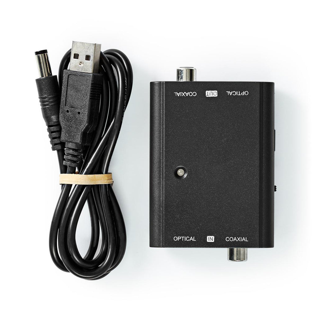 Digital Audio Converter | 2 irányú | Csatlakozó bemenet_ 1x S/PDIF (RCA) Aljzat / 1x TosLink Aljzat | Csatlakozó kimenet_ 1x S/PDIF (RCA) Aljzat / 1x TosLink Aljzat | ARC | Kézikönyv | Fekete-10