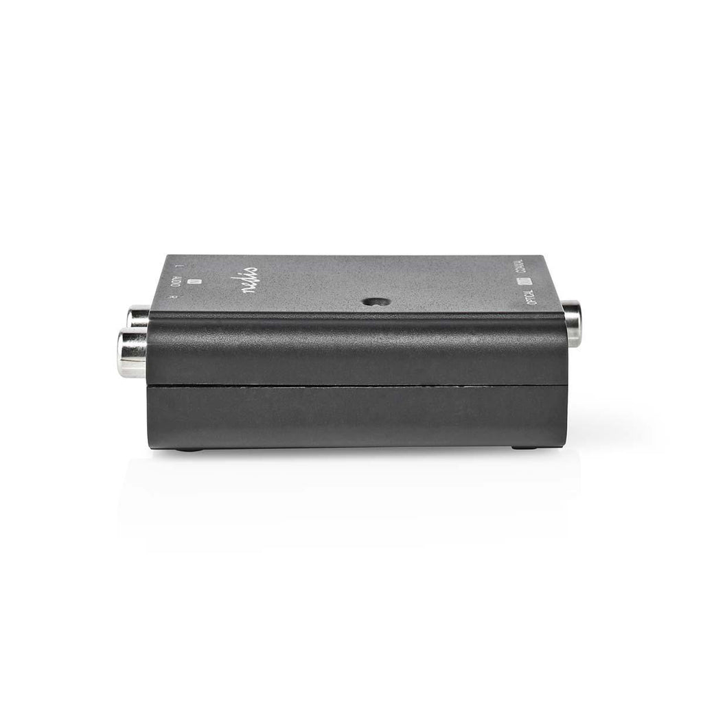 Digital Audio Converter | 1 irányú | Csatlakozó bemenet_ 2x RCA Aljzat | Csatlakozó kimenet_ 1x S/PDIF (RCA) Aljzat / 1x TosLink Aljzat | Kézikönyv | Fekete