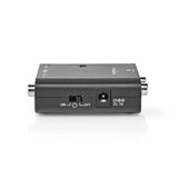 Digital Audio Converter | 1 irányú | Csatlakozó bemenet_ 2x RCA Aljzat | Csatlakozó kimenet_ 1x S/PDIF (RCA) Aljzat / 1x TosLink Aljzat | Kézikönyv | Fekete