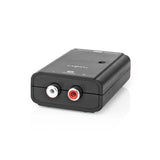Digital Audio Converter | 1 irányú | Csatlakozó bemenet_ 2x RCA Aljzat | Csatlakozó kimenet_ 1x S/PDIF (RCA) Aljzat / 1x TosLink Aljzat | Kézikönyv | Fekete
