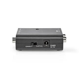 Digital Audio Converter | 2 irányú | Csatlakozó bemenet_ 1x S/PDIF (RCA) Aljzat / 1x TosLink Aljzat | Csatlakozó kimenet_ 2x RCA Aljzat | Kézikönyv | Fekete