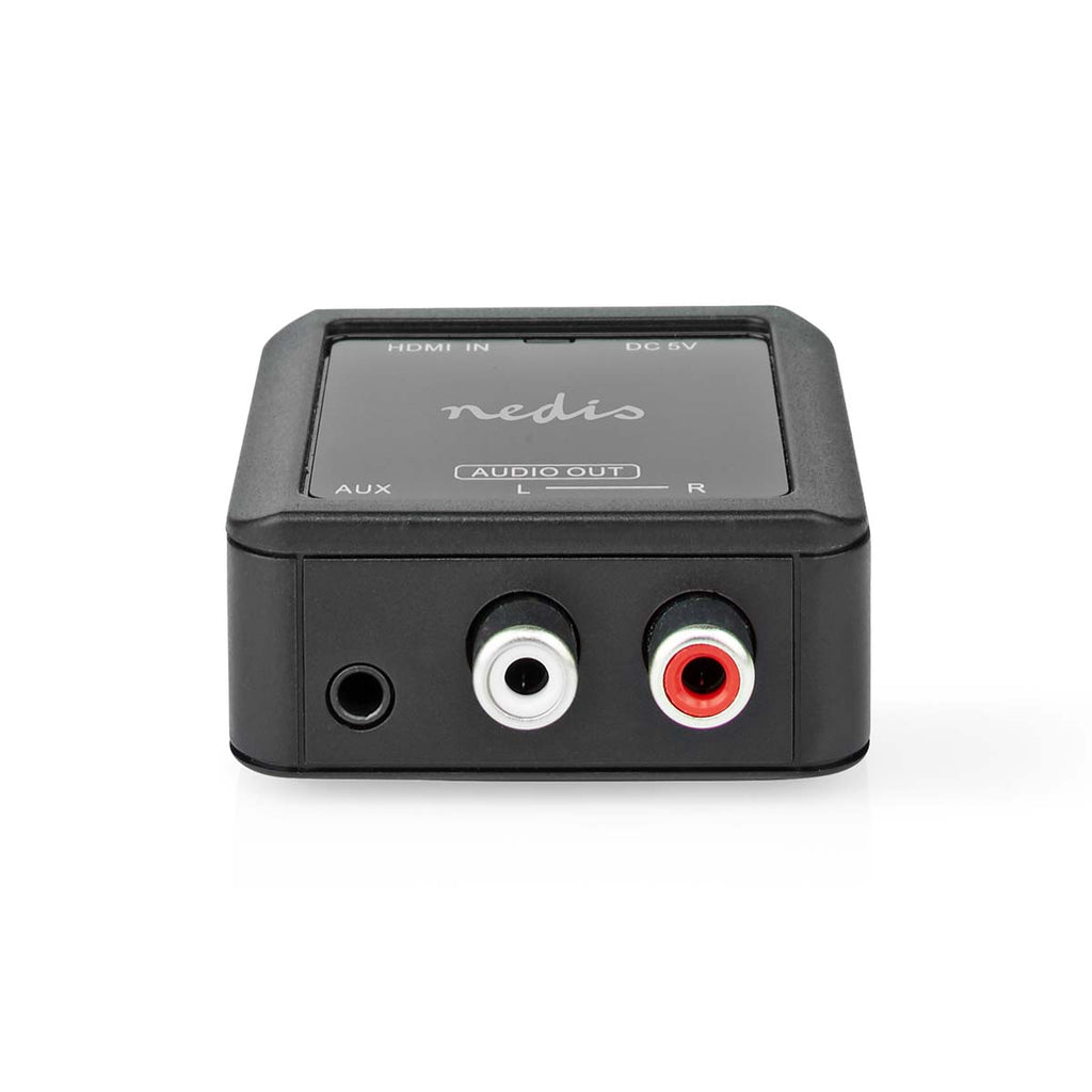 Digital Audio Converter | 1 irányú | Csatlakozó bemenet_ HDMI™ Bemenet | Csatlakozó kimenet_ 2x (2x RCA Aljzat) / 3.5 mm | eARC | Automatikus | Antracit