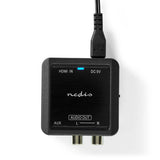 Digital Audio Converter | 1 irányú | Csatlakozó bemenet_ HDMI™ Bemenet | Csatlakozó kimenet_ 2x (2x RCA Aljzat) / 3.5 mm | eARC | Automatikus | Antracit