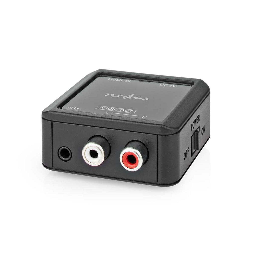 Digital Audio Converter | 1 irányú | Csatlakozó bemenet_ HDMI™ Bemenet | Csatlakozó kimenet_ 2x (2x RCA Aljzat) / 3.5 mm | eARC | Automatikus | Antracit