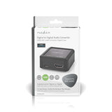 Digital Audio Converter | 1 irányú | Csatlakozó bemenet_ DC táp / HDMI™ Bemenet | Csatlakozó kimenet_ 1x Coax Audió / 1x TosLink Aljzat | eARC | Automatikus | Antracit