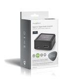 Digital Audio Converter | 1 irányú | Csatlakozó bemenet_ DC táp / HDMI™ Bemenet | Csatlakozó kimenet_ 1x Coax Audió / 1x TosLink Aljzat | eARC | Automatikus | Antracit