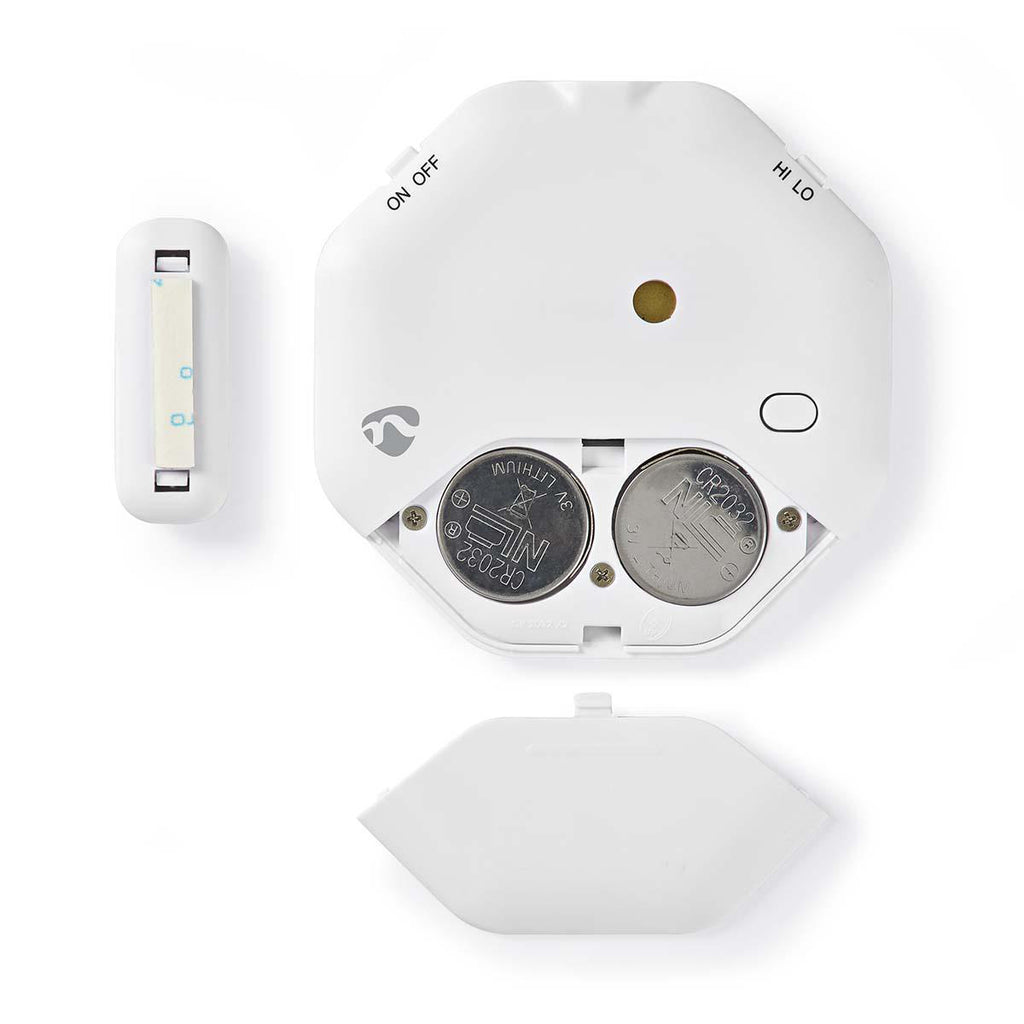 Ajtó Ablak riasztás | Magnetic Sensor | Elemes Áramellátás | 2x CR2032 | 85 dB | Fehér-3