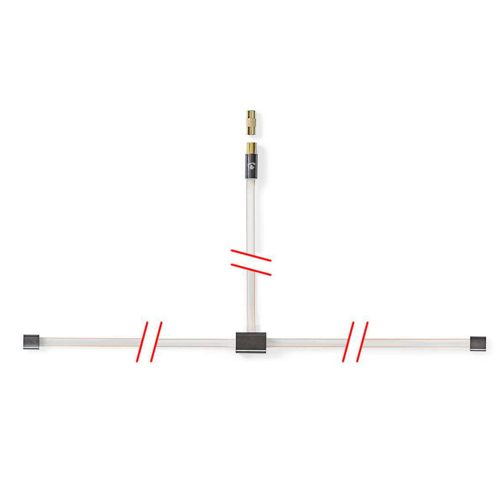 Koaxiális Kábel | IEC (Koax) Dugasz | IEC (Koax) Dugasz | Aranyozott | 50 Ohm | Nem Árnyékolt | 2.00 m | Lapos | PVC | Gun Metal Szürke | Boríték