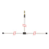 Koaxiális Kábel | IEC (Koax) Dugasz | IEC (Koax) Dugasz | Aranyozott | 50 Ohm | Nem Árnyékolt | 2.00 m | Lapos | PVC | Gun Metal Szürke | Boríték